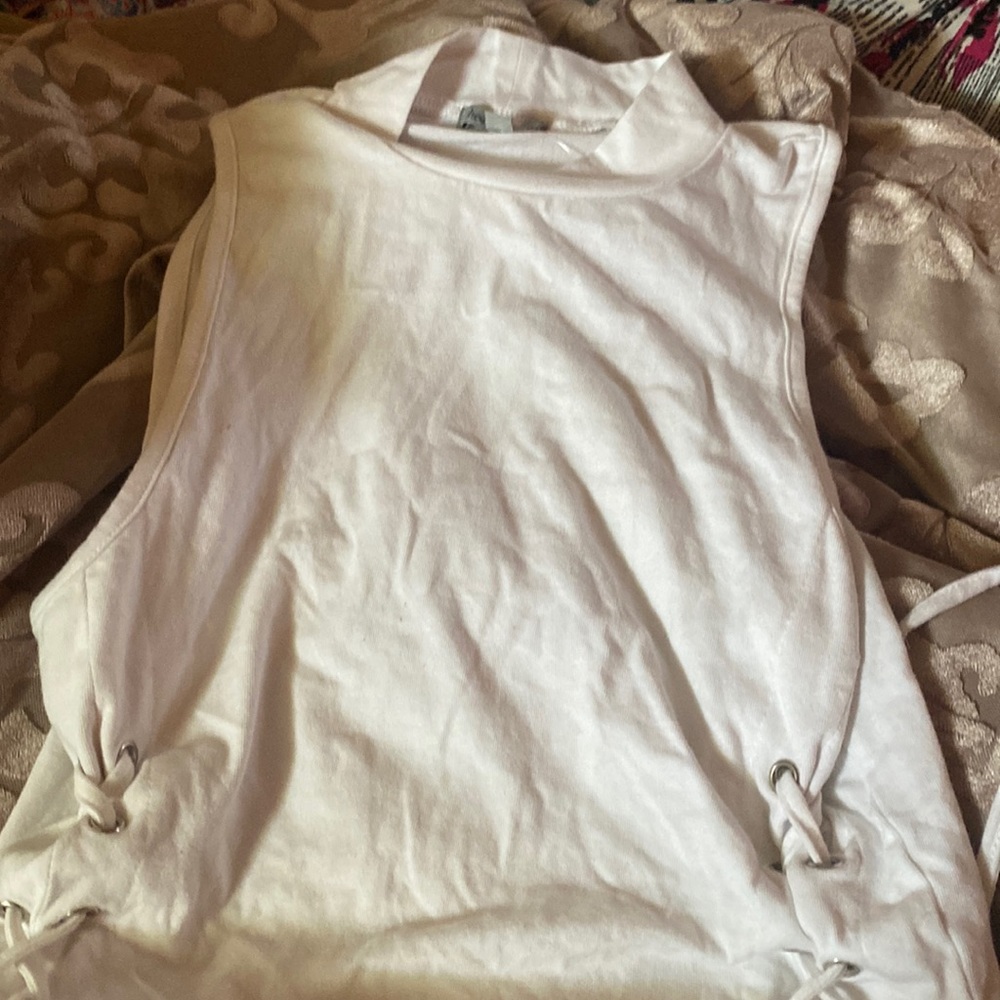 White charlotte’s russe , turtle neck